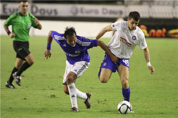 HNL: Hajduk - Slaven Belupo 1:1 poluvrijeme                                                                                                                                                                                                     