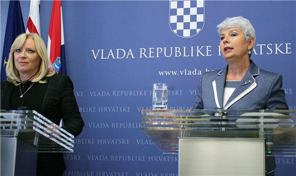 Kosor i Radičova održale tiskovnu konferenciju                                                                                                                                                                                                  