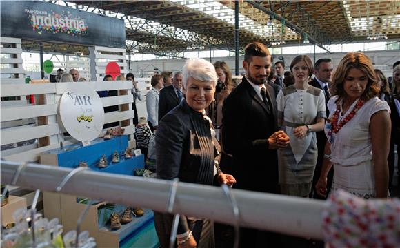 Premijerka Kosor otvorila  Sajam mode Fashion.hr                                                                                                                                                                                                