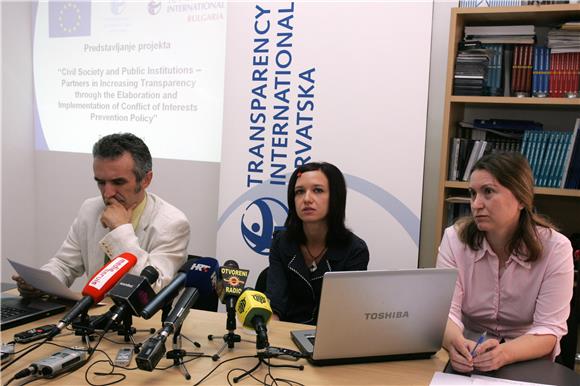 Konfererencija za novinare Transparency Internationala Hrvatske                                                                                                                                                                                 