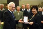 Predsjednik Josipović primio pripadnike 132. brigade HV-a iz Našica                                                                                                                                                                             