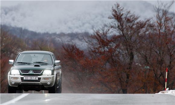 Zimski uvjeti na autocesti A1                                                                                                                                                                                                                   