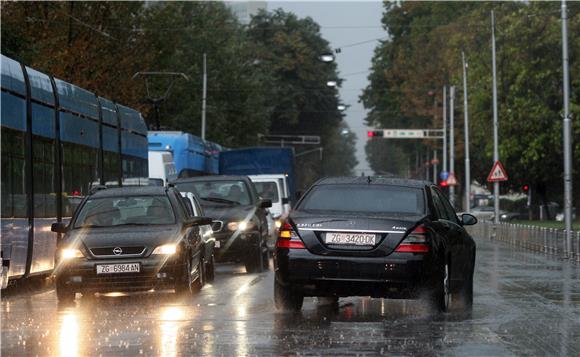 Kiša i zahlađenje u Zagrebu                                                                                                                                                                                                                     