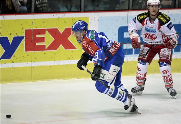  Održano 10. kolo  EBEL lige u hokeju na ledu između Medveščaka i KAC-a iz Klagenfurta                                                                                                                                                          