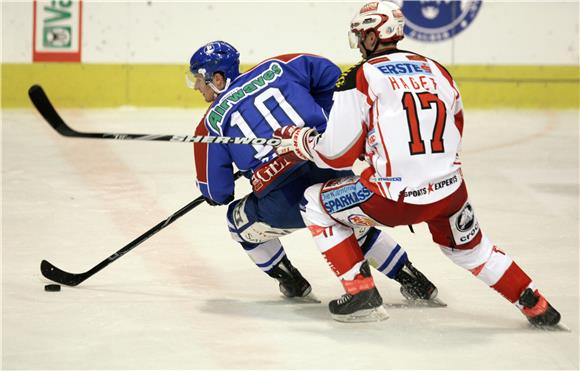  Održano 10. kolo  EBEL lige u hokeju na ledu između Medveščaka i KAC-a iz Klagenfurta                                                                                                                                                          