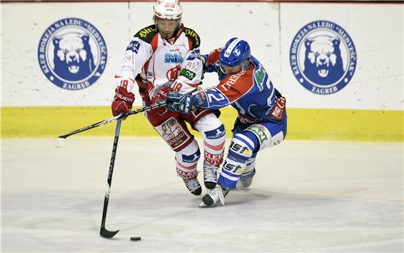  Održano 10. kolo  EBEL lige u hokeju na ledu između Medveščaka i KAC-a iz Klagenfurta                                                                                                                                                          