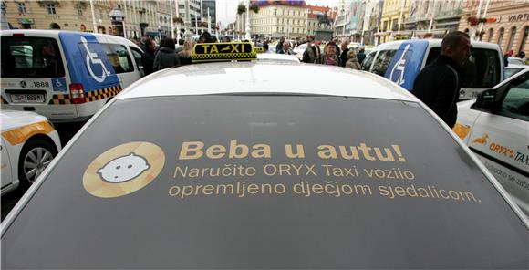 Zagreb: od danas i taksi usluga Oryx grupe                                                                                                                                                                                                      