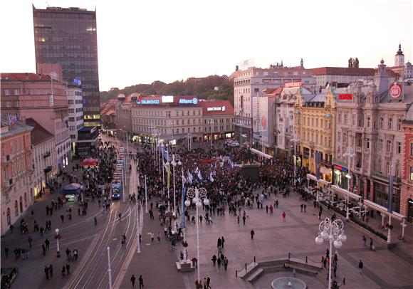 Zagreb: Prosvjed protiv korporativne pohlepe                                                                                                                                                                                                    