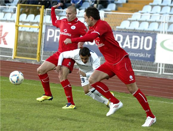 Rijeka - Split 1-0 (poluvrijeme)                                                                                                                                                                                                                