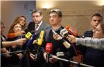 Milanović i Jovanović dali izjave za medije                                                                                                                                                                                                     