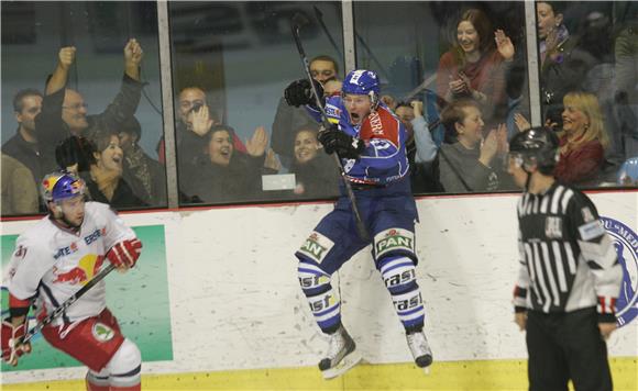 EBEL liga: Medveščak - Red Bull 5-0                                                                                                                                                                                                             