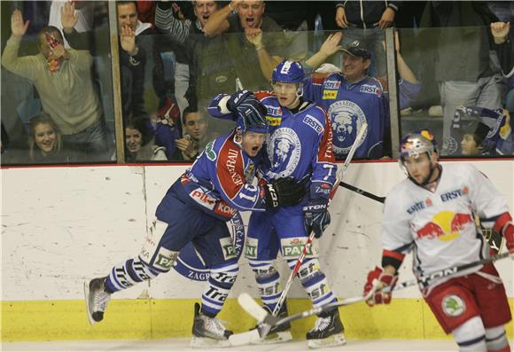 EBEL liga: Medveščak - Red Bull 5-0                                                                                                                                                                                                             