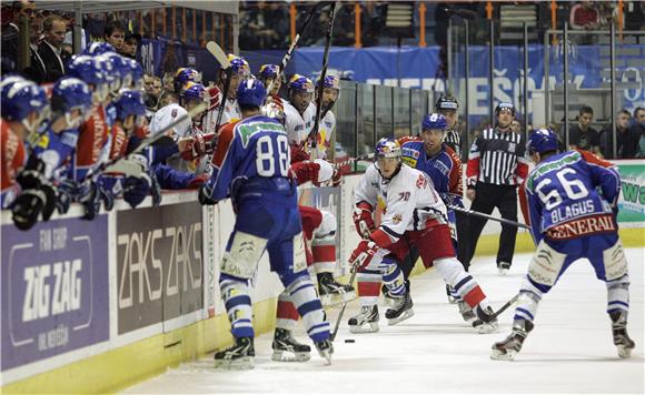 EBEL liga: Medveščak - Red Bull 5-0                                                                                                                                                                                                             