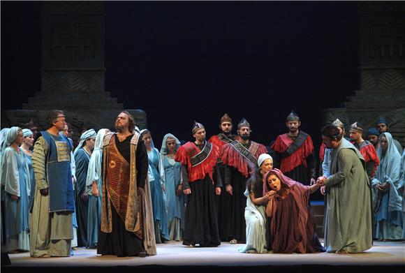 Opera ''Nabucco'' Giuseppea Verdija u osiječkom HNK                                                                                                                                                                                             