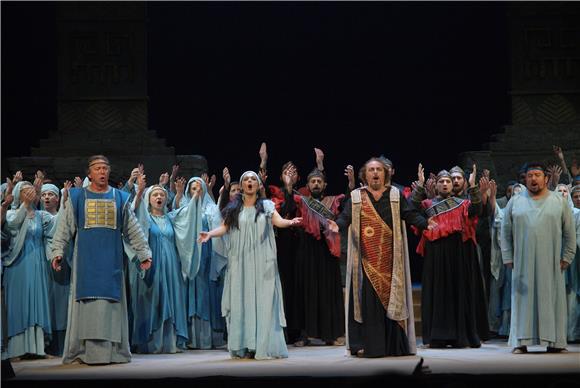 Opera ''Nabucco'' Giuseppea Verdija u osiječkom HNK                                                                                                                                                                                             