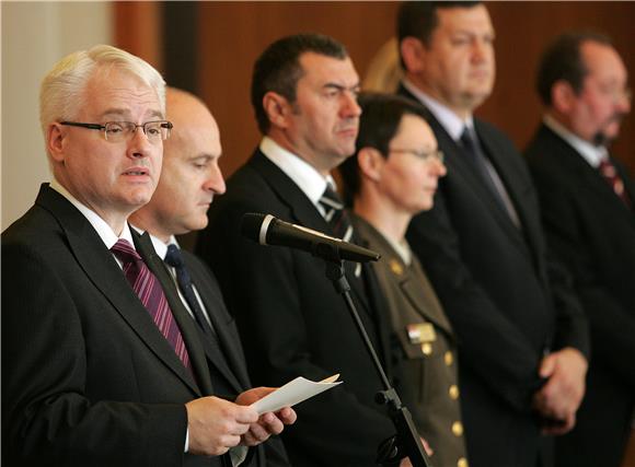 Josipović primio izaslanstvo 141. brigade Hrvatske vojske                                                                                                                                                                                       