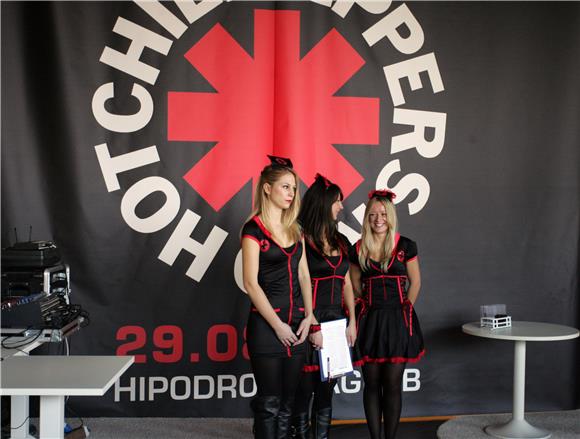 Tiskovna konferencija povodom gostovanja grupe Red Hot Chilli Peppers                                                                                                                                                                           