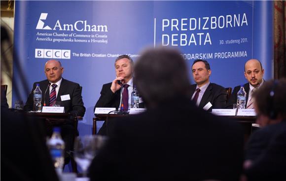 Predizborna debata o gospodarskim programima s hrvatskim političkim strankama                                                                                                                                                                   