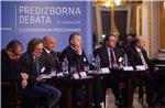 Predizborna debata o gospodarskim programima s hrvatskim političkim strankama                                                                                                                                                                   