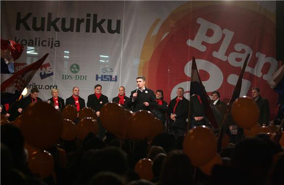 Središnji predizborni skup Kukuriku koalicije                                                                                                                                                                                                   