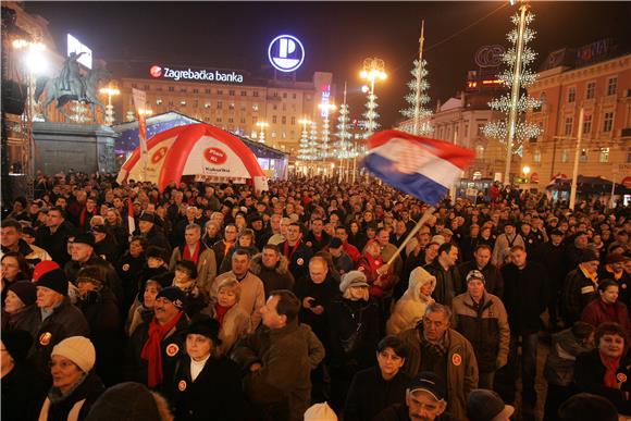 Središnji predizborni skup Kukuriku koalicije                                                                                                                                                                                                   