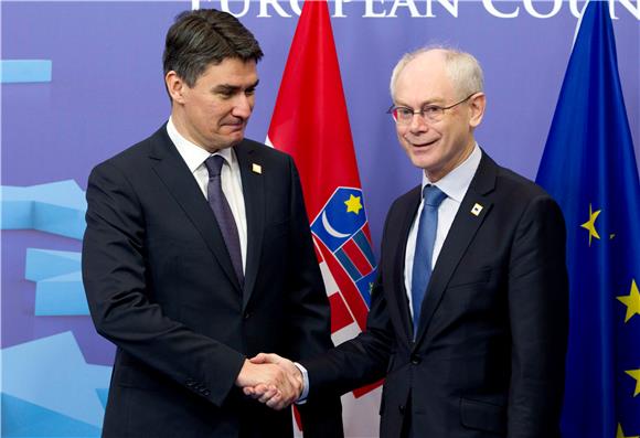 Premijer Milanović s Van Rompuyem                                                                                                                                                                                                               