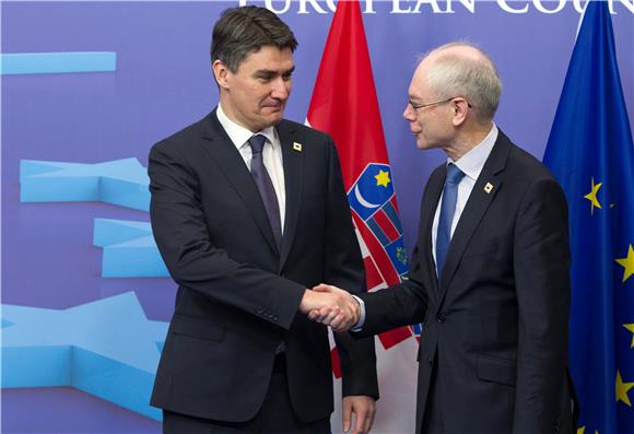 Premijer Milanović s Van Rompuyem                                                                                                                                                                                                               