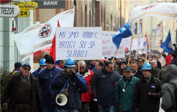 Prosvjed radnika Diokija – Linić dogovara skidanje blokade                                                                                                                                                                                      