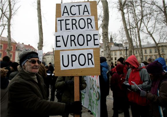 Prosvjedi protiv ACTA-e u Ljubljani i Mariboru                                                                                                                                                                                                  