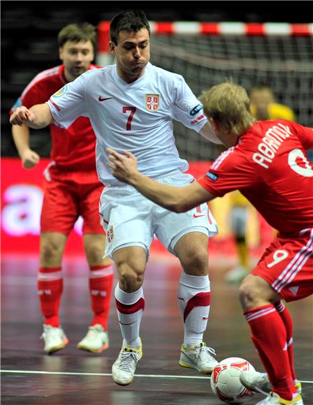 Četvrtfinalna utakmica na Futsalu između Rusije i Srbije                                                                                                                                                                                        