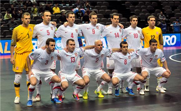 Četvrtfinalna utakmica na Futsalu između Rusije i Srbije                                                                                                                                                                                        