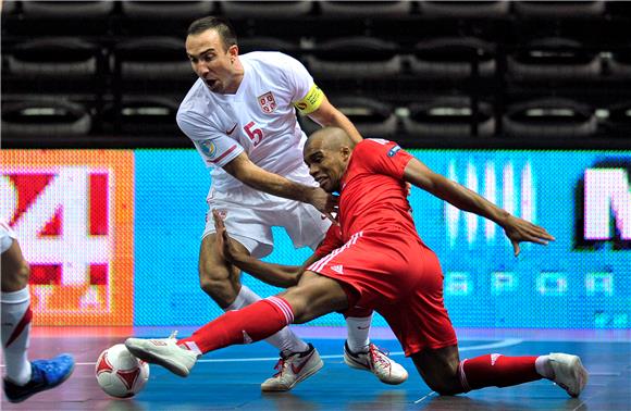 Četvrtfinalna utakmica na Futsalu između Rusije i Srbije                                                                                                                                                                                        