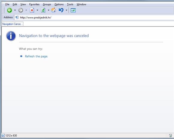 Ponovno napadnuta internetska stranica Ureda predsjednika                                                                                                                                                                                       