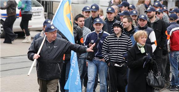 Zagreb: mimohod i postrojavanje pripadnika Civilne zaštite                                                                                                                                                                                      