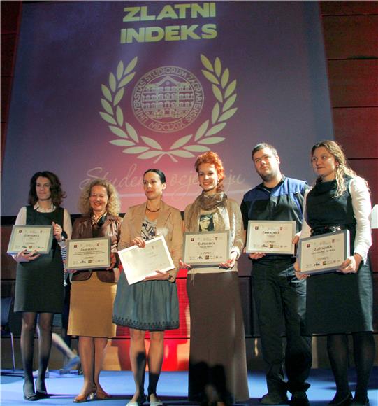 Dodijeljene nagrade ''Zlatni indeks 2011.''                                                                                                                                                                                                     