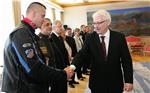 Josipović primio Udrugu obitelji stradalih u prometu i organizatore projekta 'Karavana za život-bikeri na cesti'                                                                                                                                