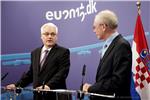 Predsjednik Josipović sastao se s  predsjednikom Europskog vijeća Hermanom Van Rompuyem                                                                                                                                                         