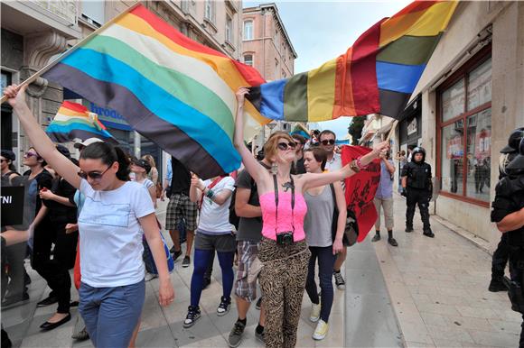 Krenula povorka Split Pridea                                                                                                                                                                                                                    