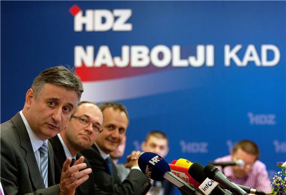 Tiskovna konferencija HDZ-a                                                                                                                                                                                                                     