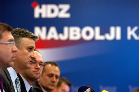 Tiskovna konferencija HDZ-a                                                                                                                                                                                                                     