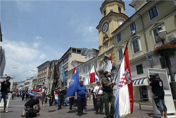 U Rijeci održana ''Povorka hrvatskog ponosa i slave''                                                                                                                                                                                           