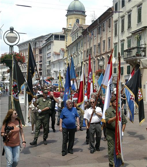 U Rijeci održana ''Povorka hrvatskog ponosa i slave''                                                                                                                                                                                           