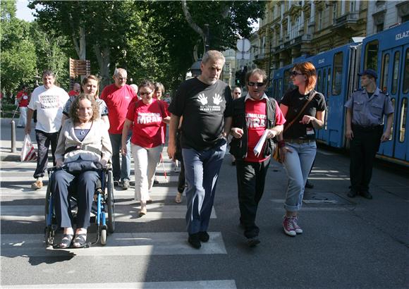 ''Šetnja Helen Keller'' u sklopu Međunarodnog tjedna svjesnosti o gluhosljepoći                                                                                                                                                                 