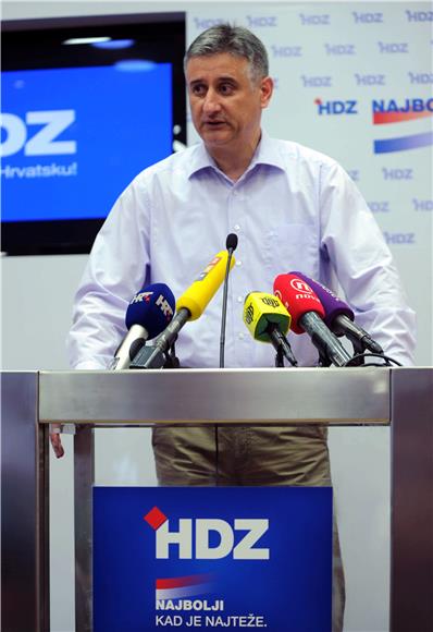 Konferencija za novinare HDZ-a o prijedlogu Zakona o HRT-u                                                                                                                                                                                      