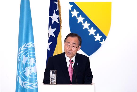 Ban Ki-moon: svijet mora naučiti lekciju iz Srebrenice                                                                                                                                                                                          