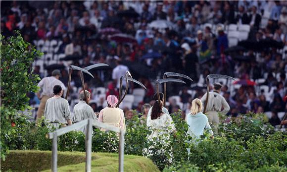 Otvaranje XXX. Olimpijskih igara u Londonu                                                                                                                                                                                                      