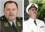 Razriješeni general pukovnik Slavko Barić i kontraadmiral Ante Urlić                                                                                                                                                                            