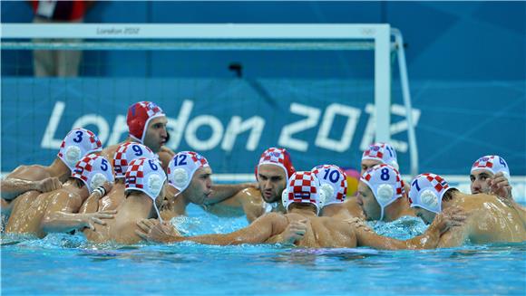 OI: polufinale vaterpola, Hrvatska - Crna Gora                                                                                                                                                                                                  