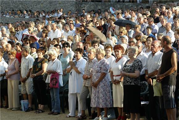 Proslava blagdana Vele Gospe u trsatskom svetištu                                                                                                                                                                                               