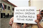 Prosvjed radnika RIZ-a                                                                                                                                                                                                                          